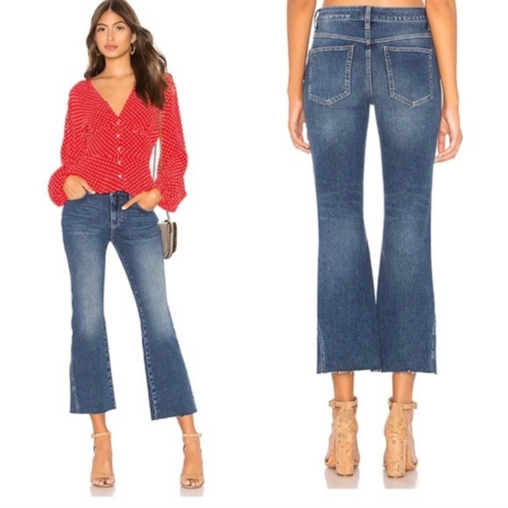 Free People Rita Crop Flare Jeans